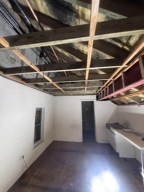 Controlled artex plasterboard strip-out in Woolwich