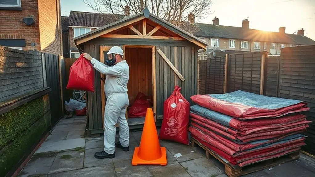 Garage & Shed Roof Removal in Woolwich — HSE-licensed specialists
